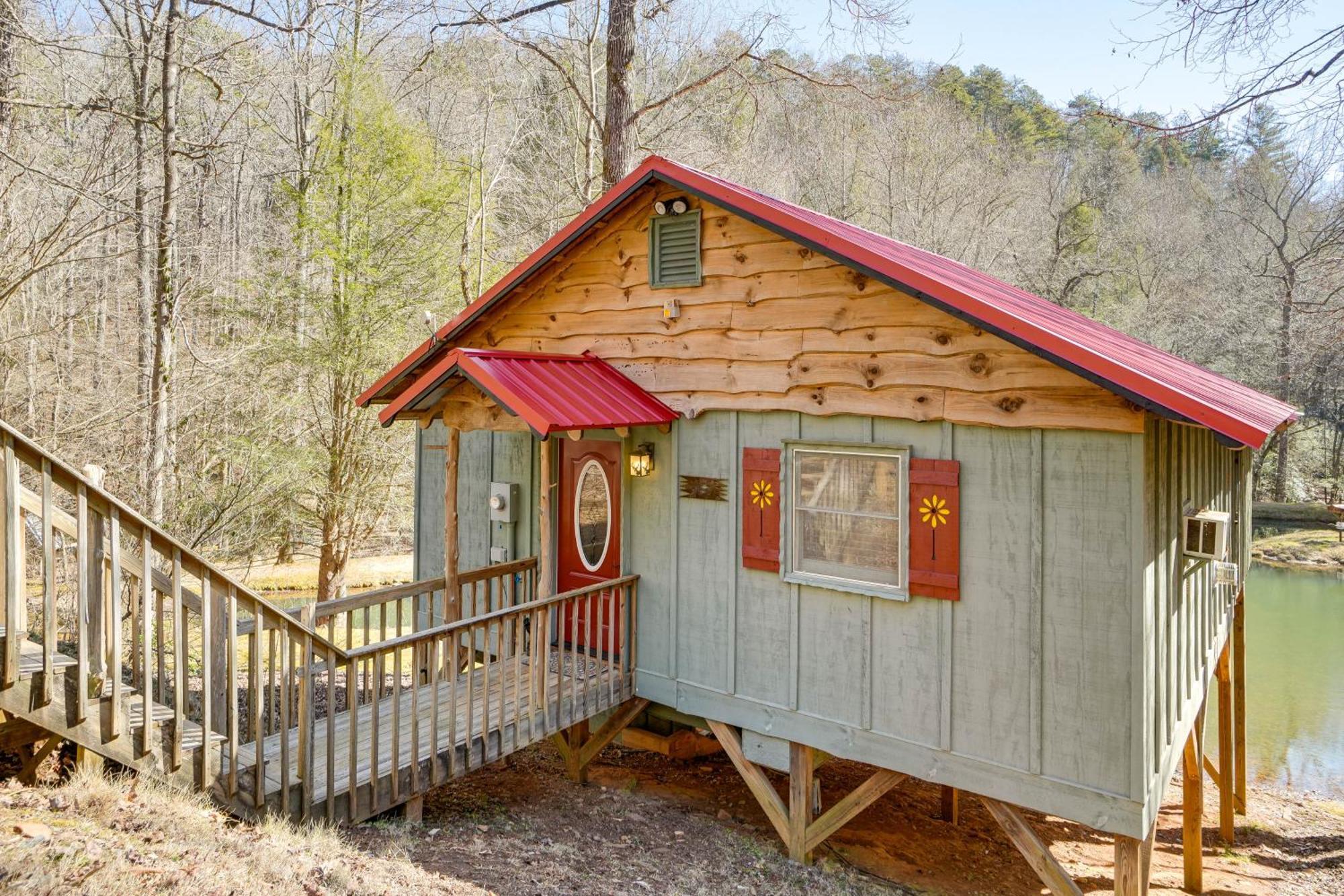 Secluded Family Retreat In Dahlonega With Hot Tub! Villa Bagian luar foto