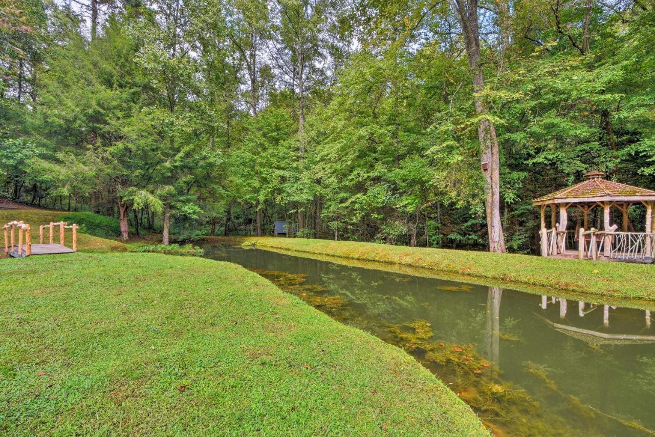 Secluded Family Retreat In Dahlonega With Hot Tub! Villa Bagian luar foto
